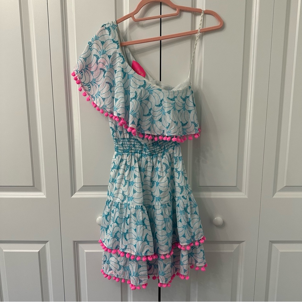 Lilly Pulitzer 1-shoulder dress - Picture 8 of 10